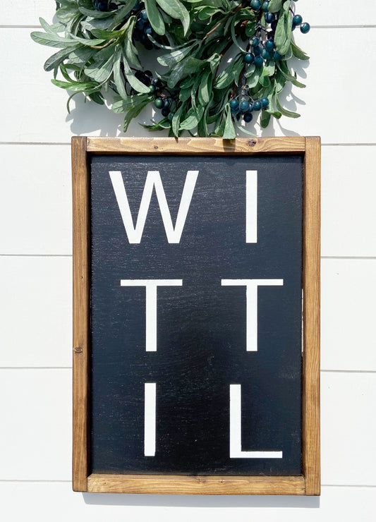 Personalized City State Wood Sign, Home Decor