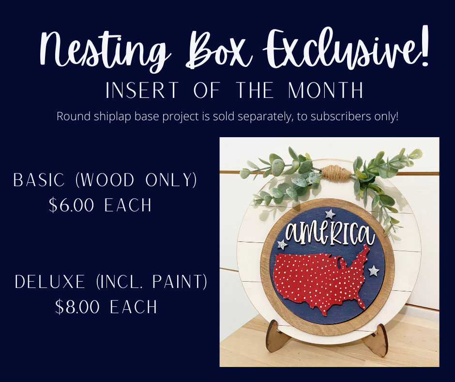 INSERT OF THE MONTH - MAY NESTING BOX EXCLUSIVE