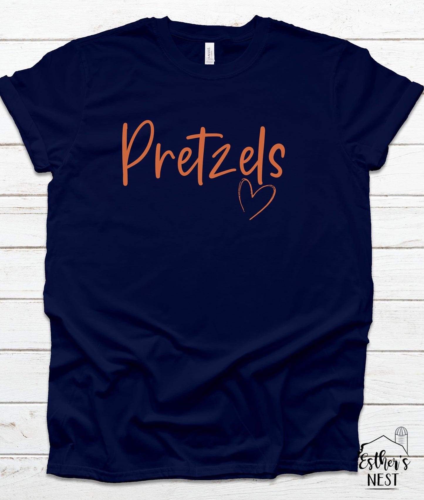 Custom School Spirit Wear Adult Tee | New Berlin Pretzels | Spirit Wear