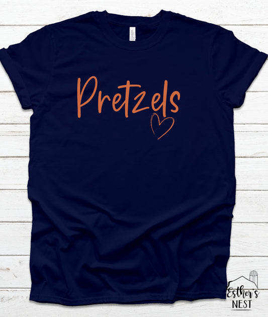 Custom School Spirit Wear Adult Tee | New Berlin Pretzels | Spirit Wear