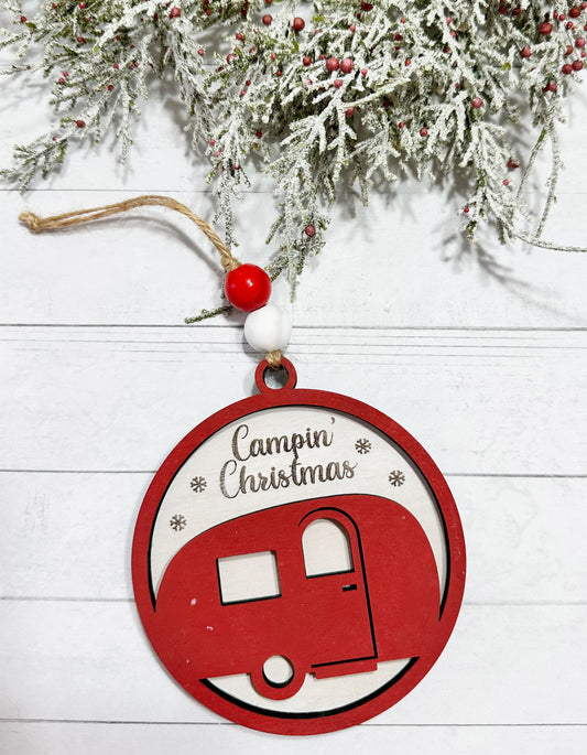 Campin' Christmas Ornament | Christmas Decor