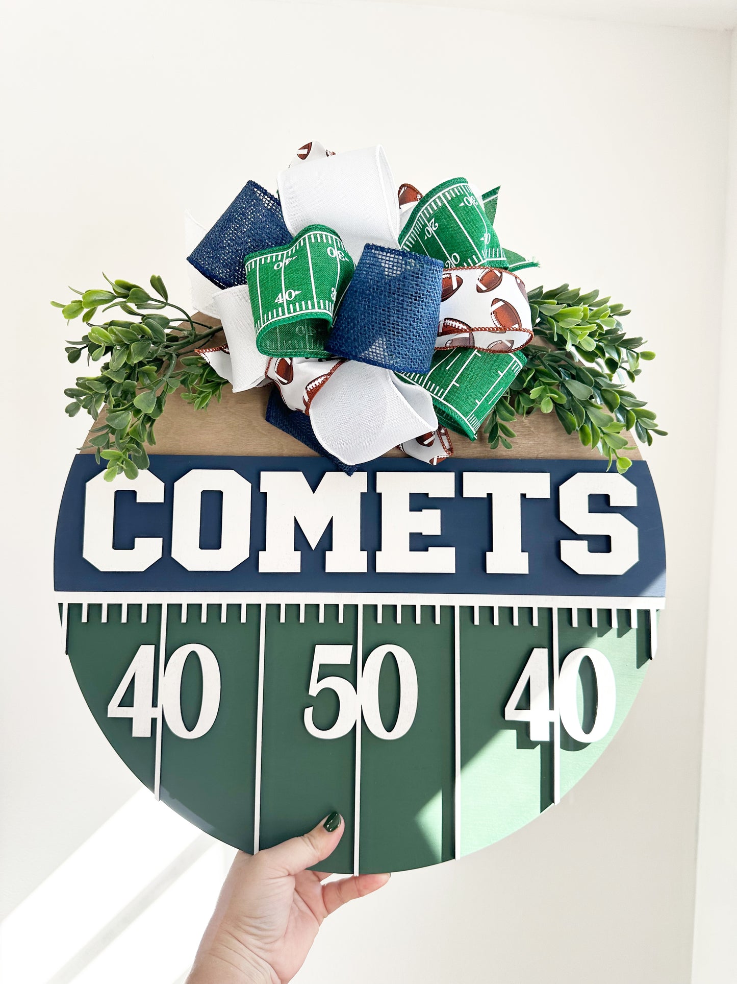Custom Football Door Hanger | Door Hanger Collection | Sports Collection