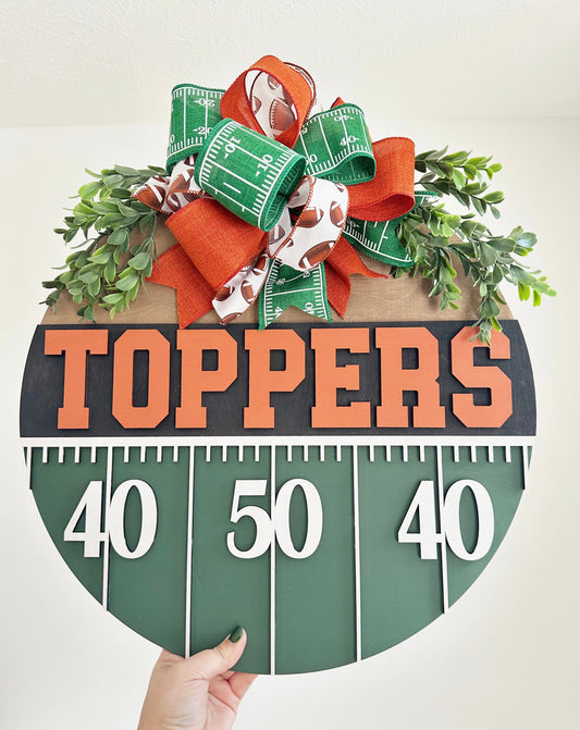 Custom Football Door Hanger | Door Hanger Collection | Sports Collection