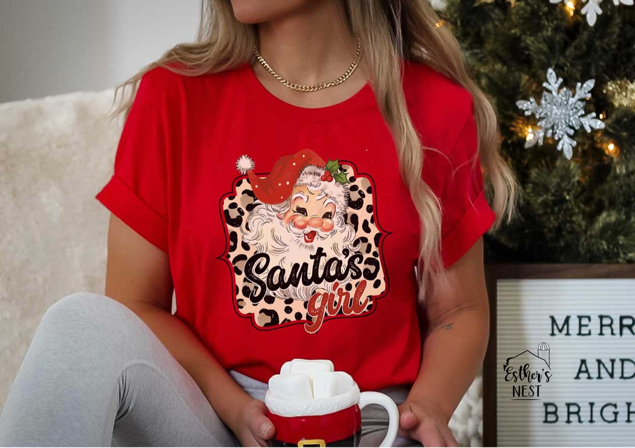Santa's Girl Adult Tee | Adult Tee Collection | Christmas Collection