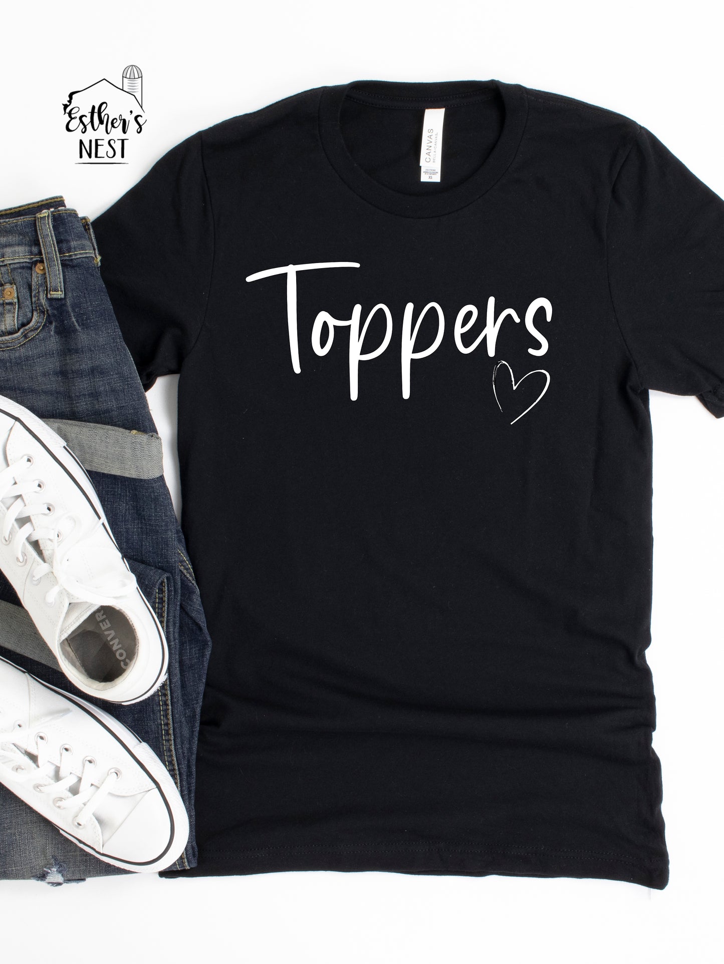 Custom School Spirit Wear Adult Tee | Hillsboro Toppers | Spirit Wear