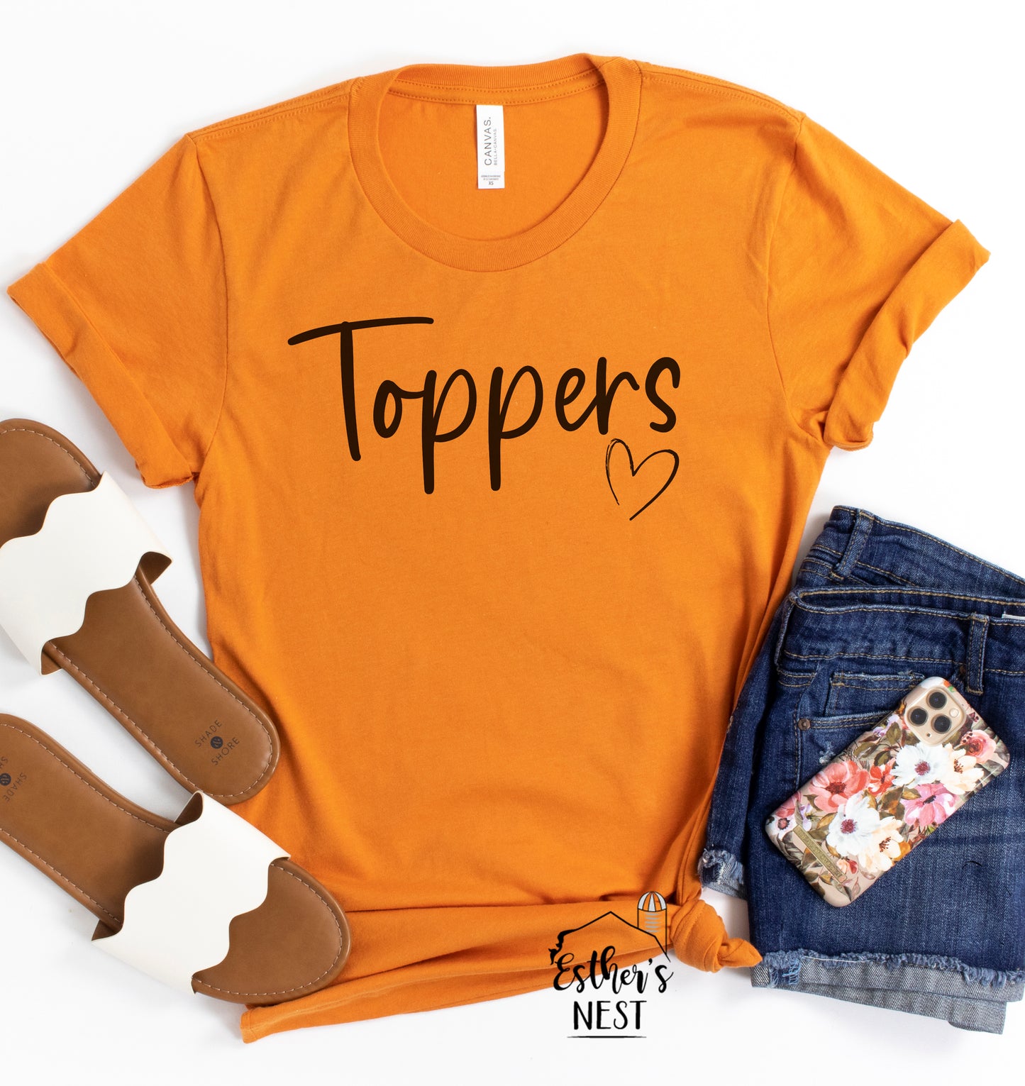 Custom School Spirit Wear Adult Tee | Hillsboro Toppers | Spirit Wear