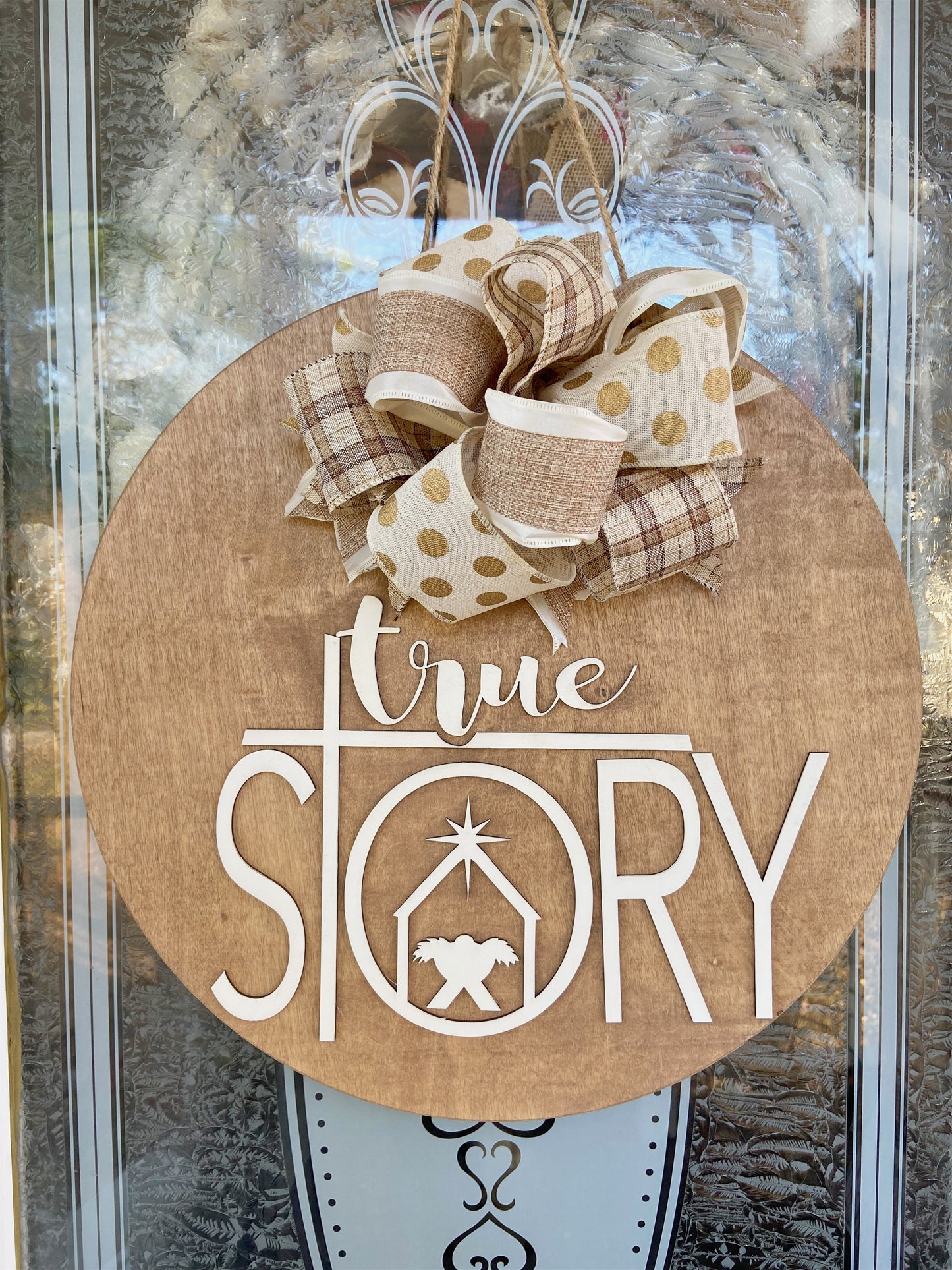 True Story Nativity Door Hanger | Christmas Collection | Door Hanger Collection